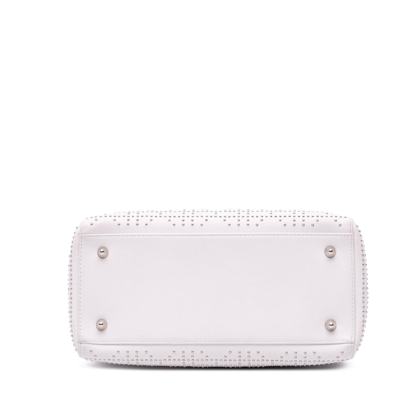 Dior Medium Lambskin Cannage Studded Lady Dior