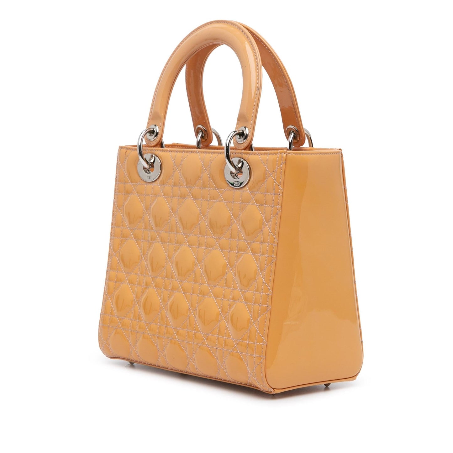 Dior Medium Patent Cannage Lady Dior