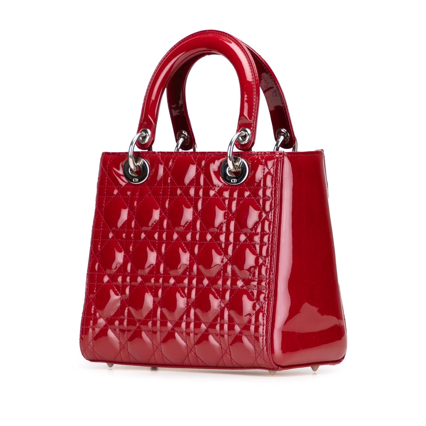 Dior Medium Patent Cannage Lady Dior