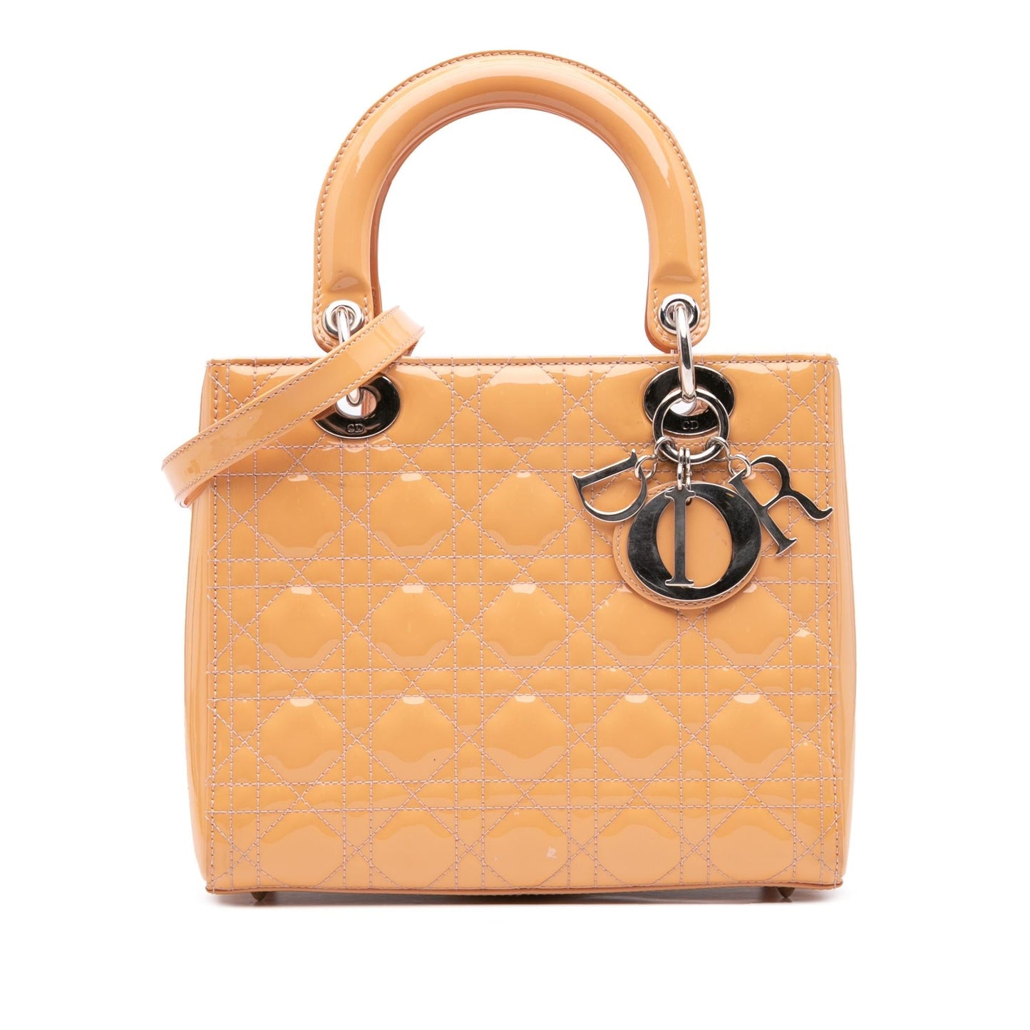 Dior Medium Patent Cannage Lady Dior