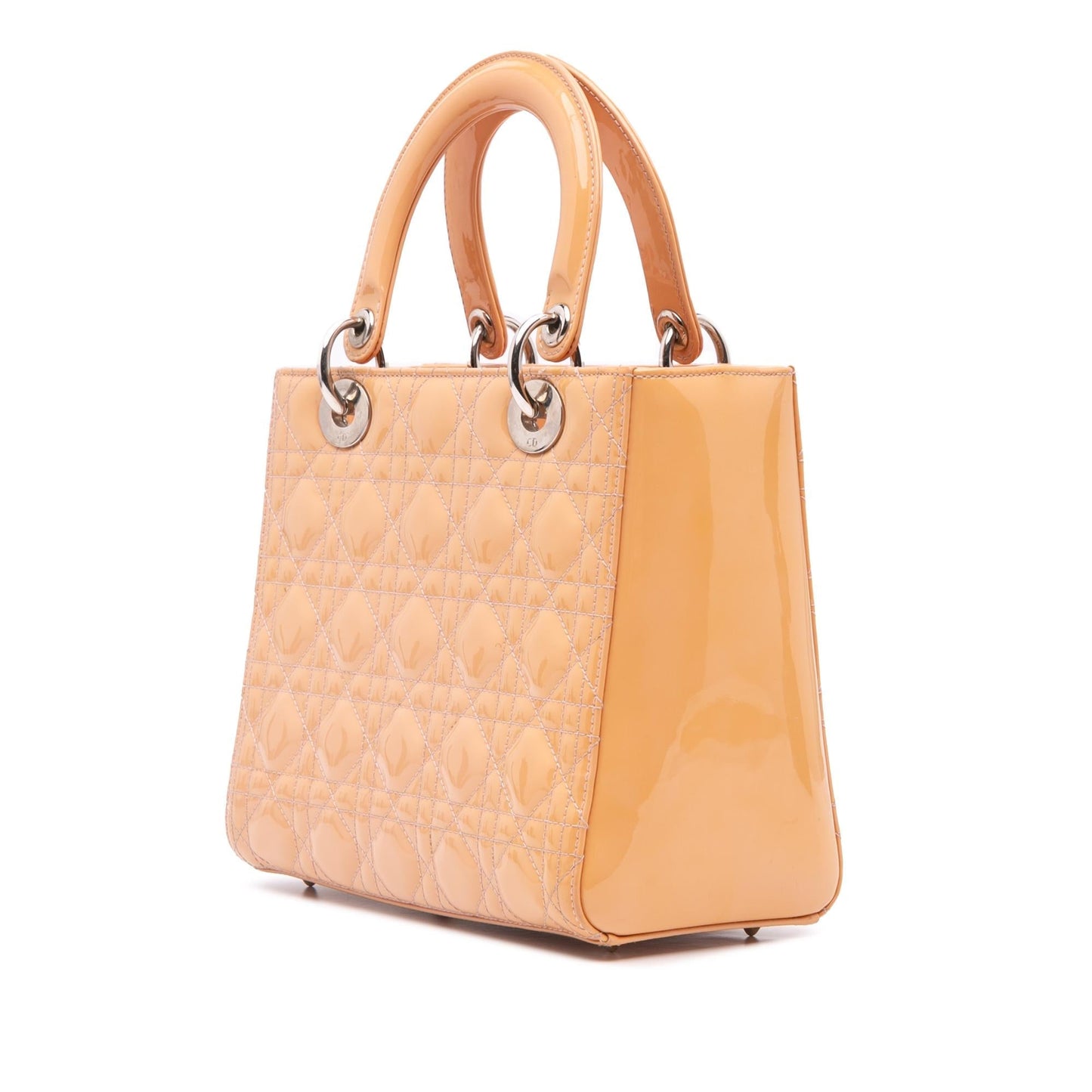 Dior Medium Patent Cannage Lady Dior