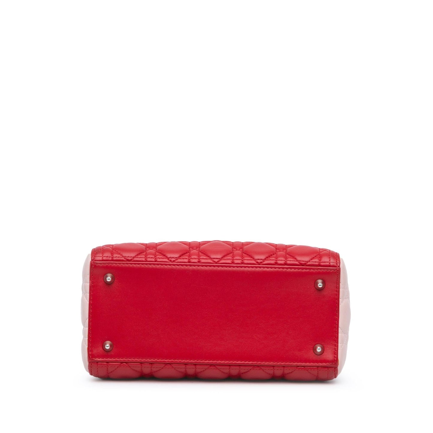Dior Medium Tricolor Lambskin Cannage Lady Dior