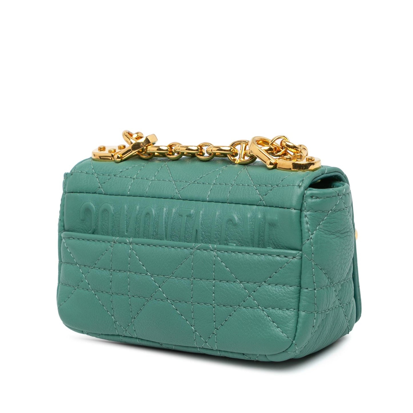 Dior Micro Calfskin Cannage Supple Caro Bag