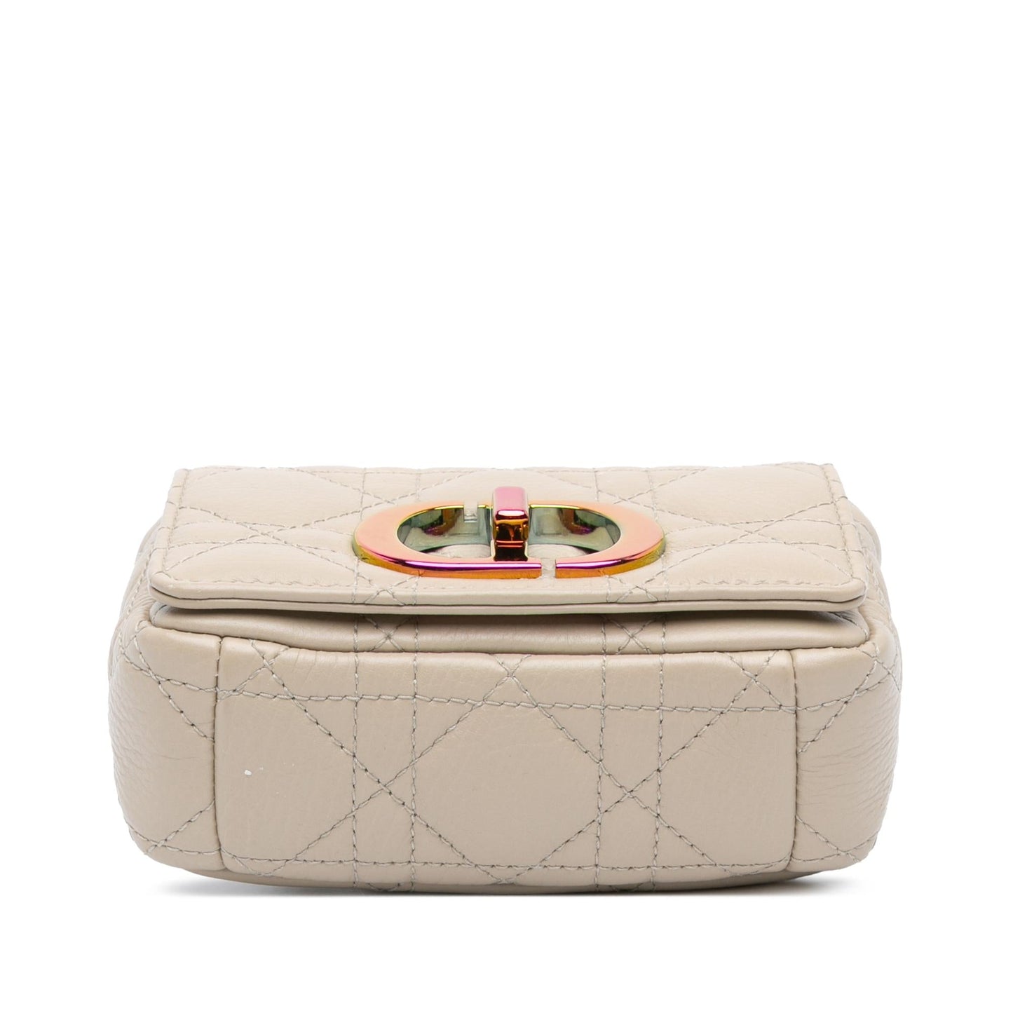 Dior Micro Supple Calfskin Cannage Caro Bag