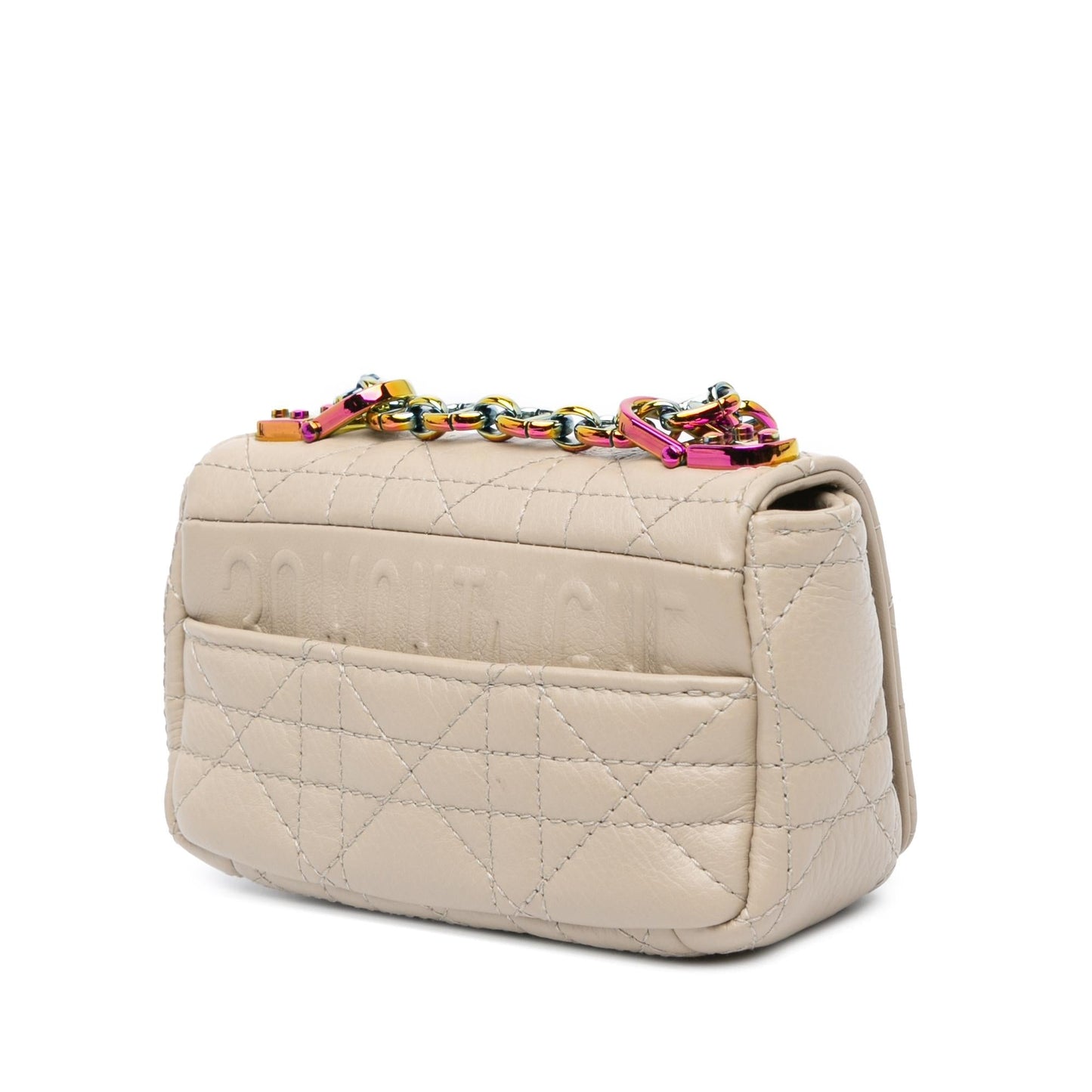 Dior Micro Supple Calfskin Cannage Caro Bag