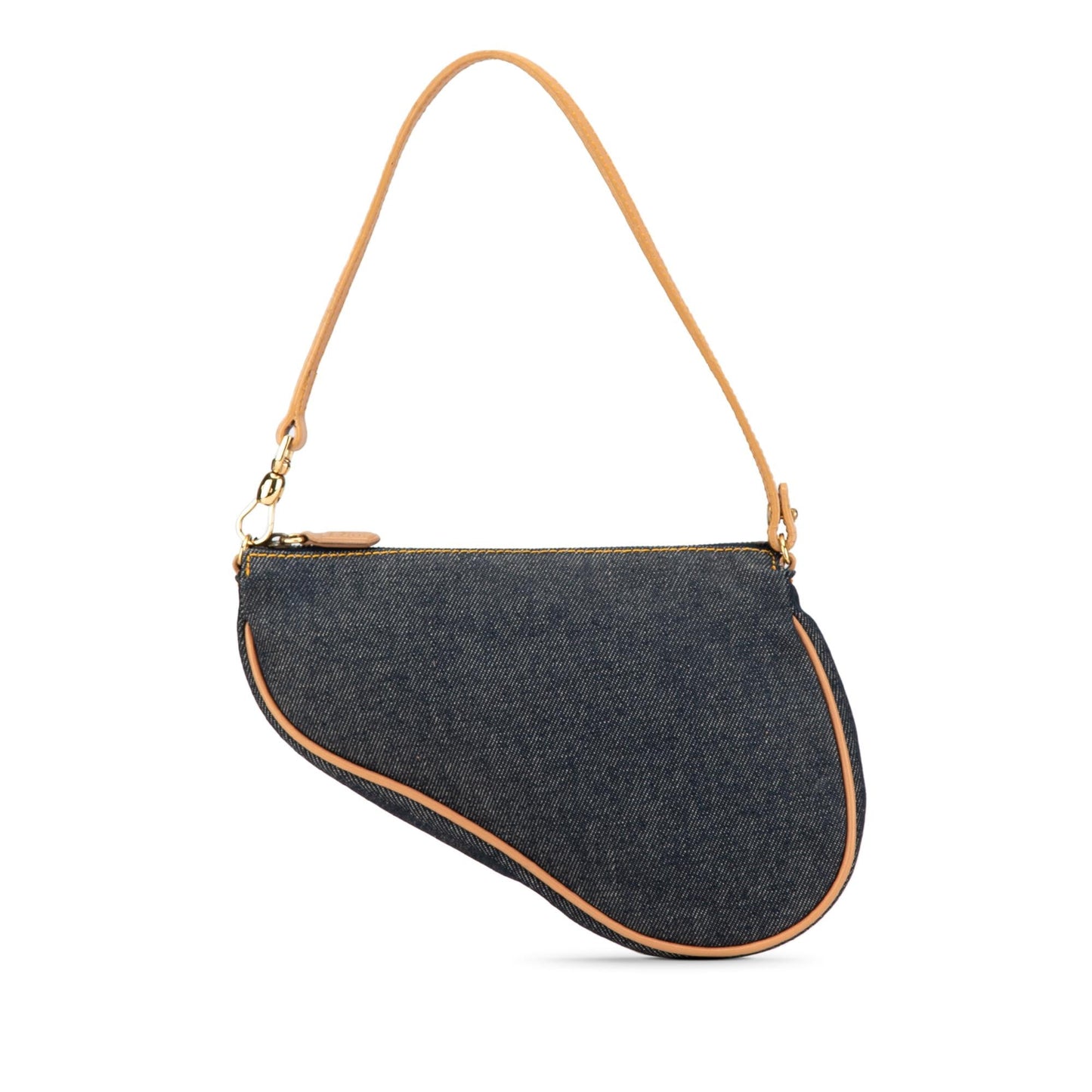 Dior Mini Denim Saddle Pochette