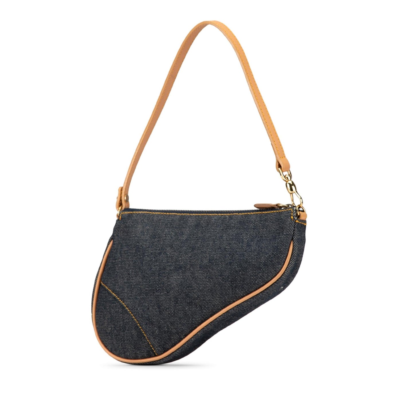 Dior Mini Denim Saddle Pochette