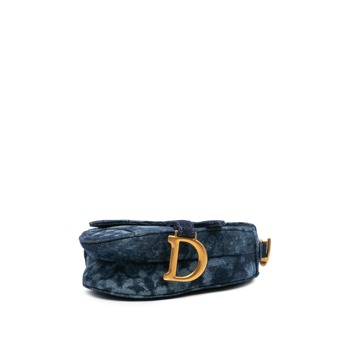 Dior Mini Denim Tie Dye Saddle Bag