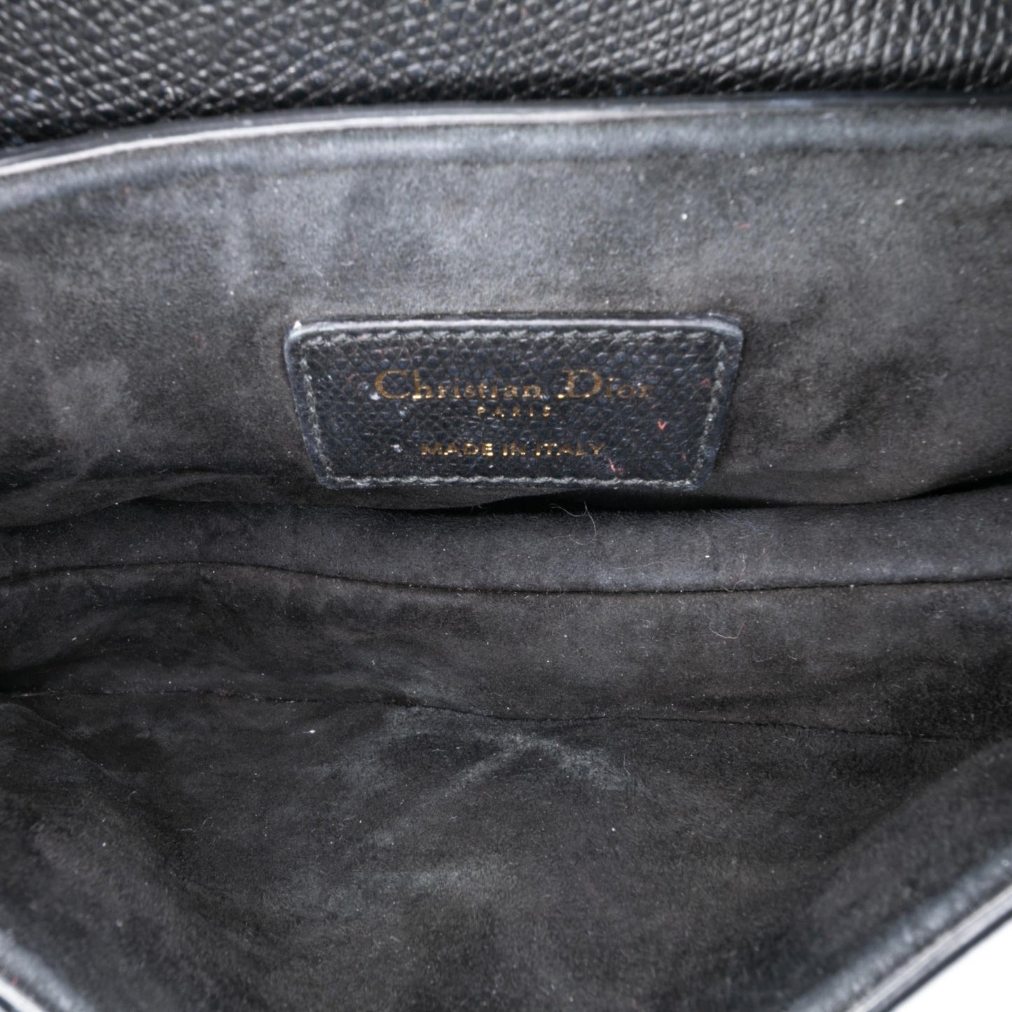 Dior Mini Grained Calfskin Saddle