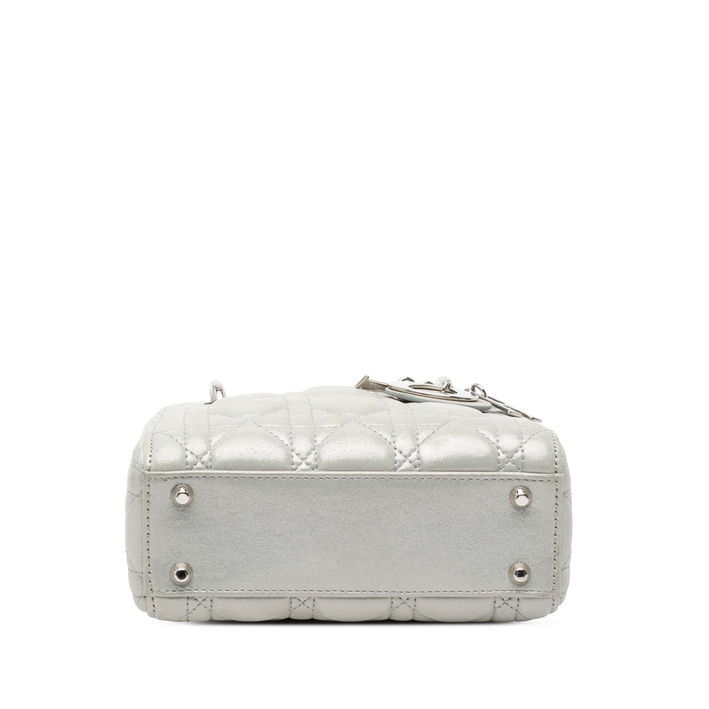 Dior Mini Iridescent Lambskin Cannage Lady Dior