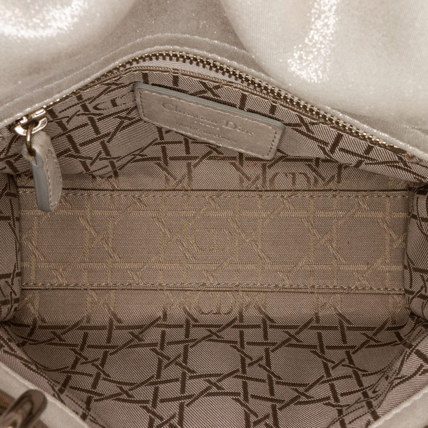 Dior Mini Iridescent Lambskin Cannage Lady Dior