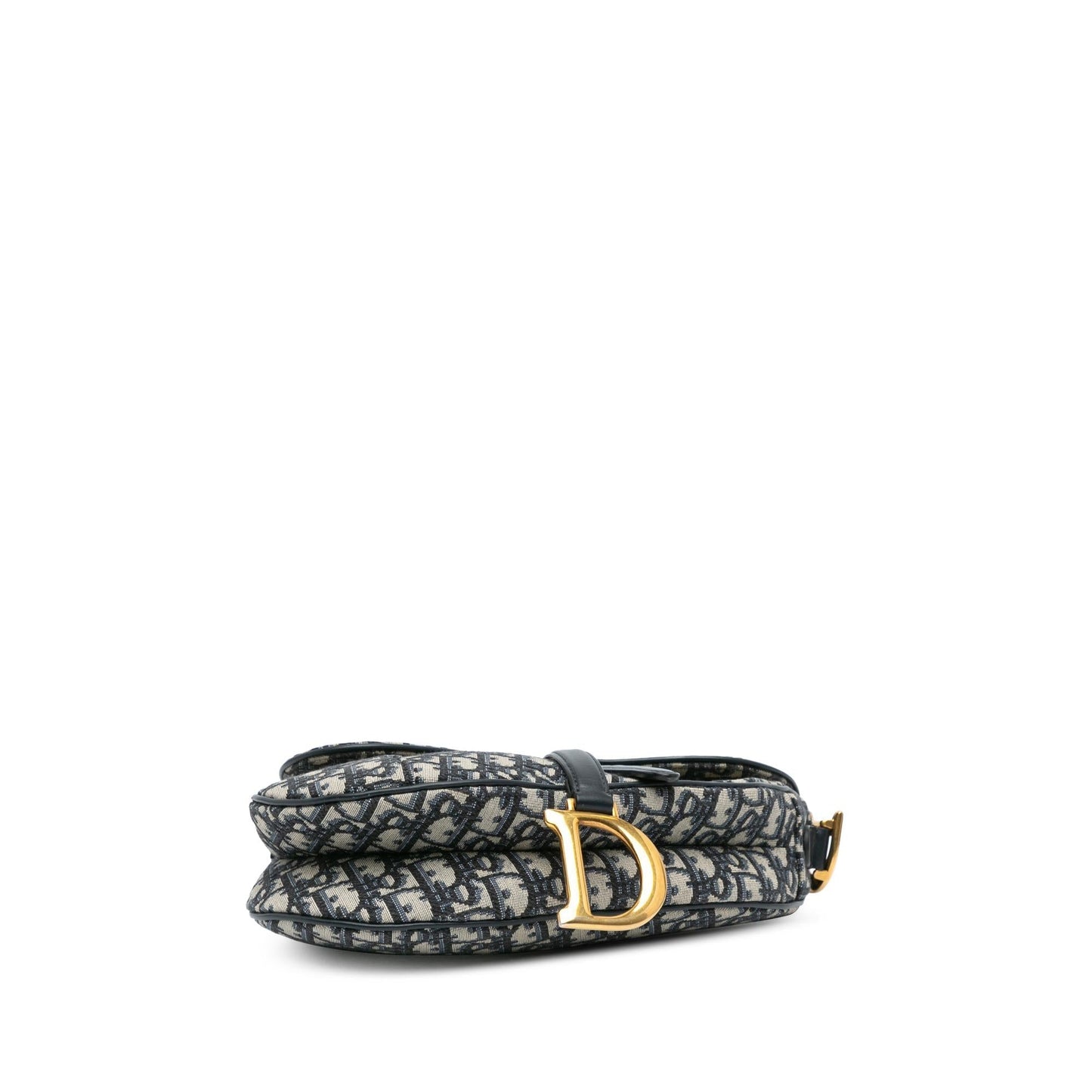 Dior Mini Oblique Canvas Saddle Bag