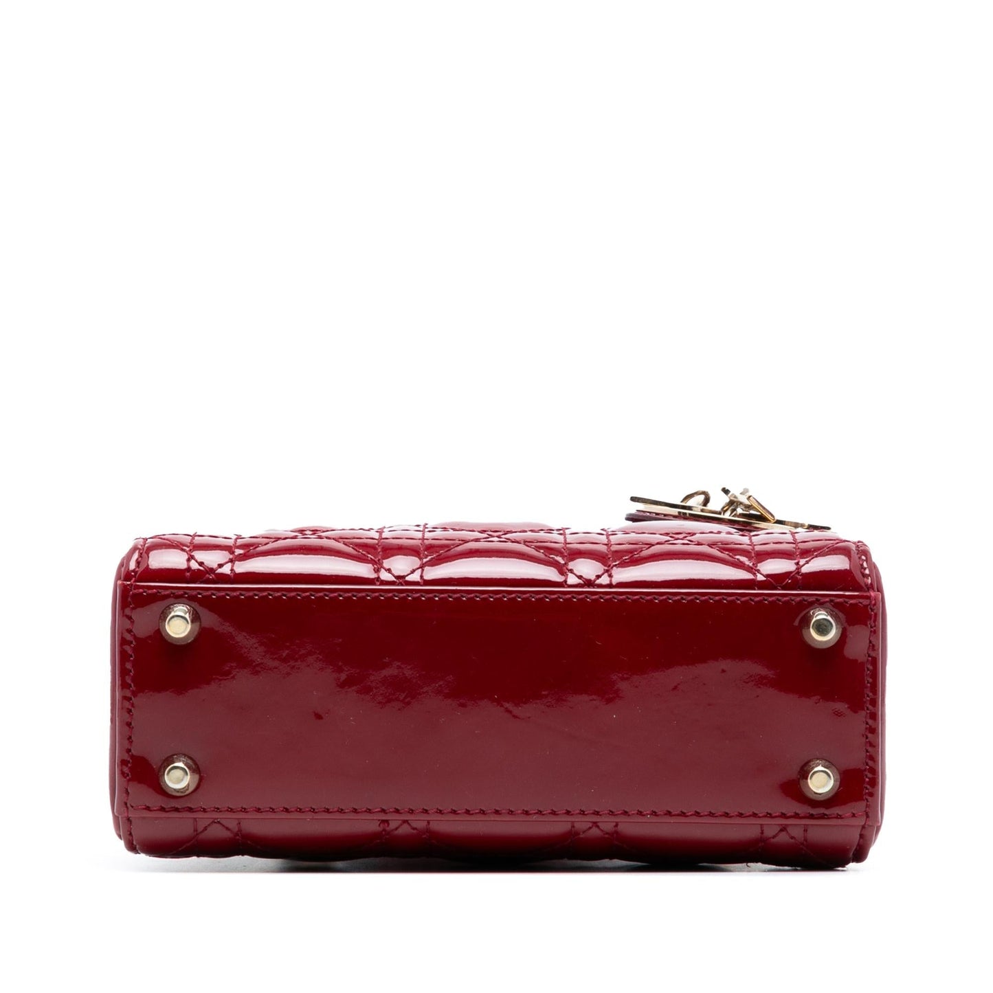 Dior Mini Patent Cannage Lady Dior