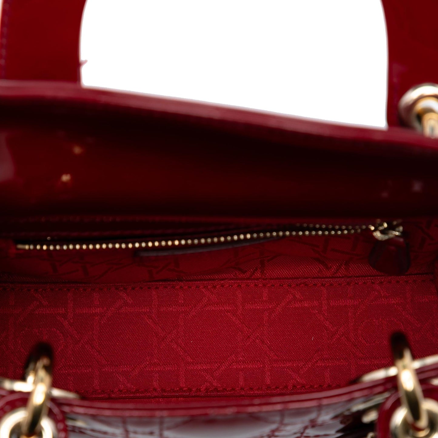 Dior Mini Patent Cannage Lady Dior