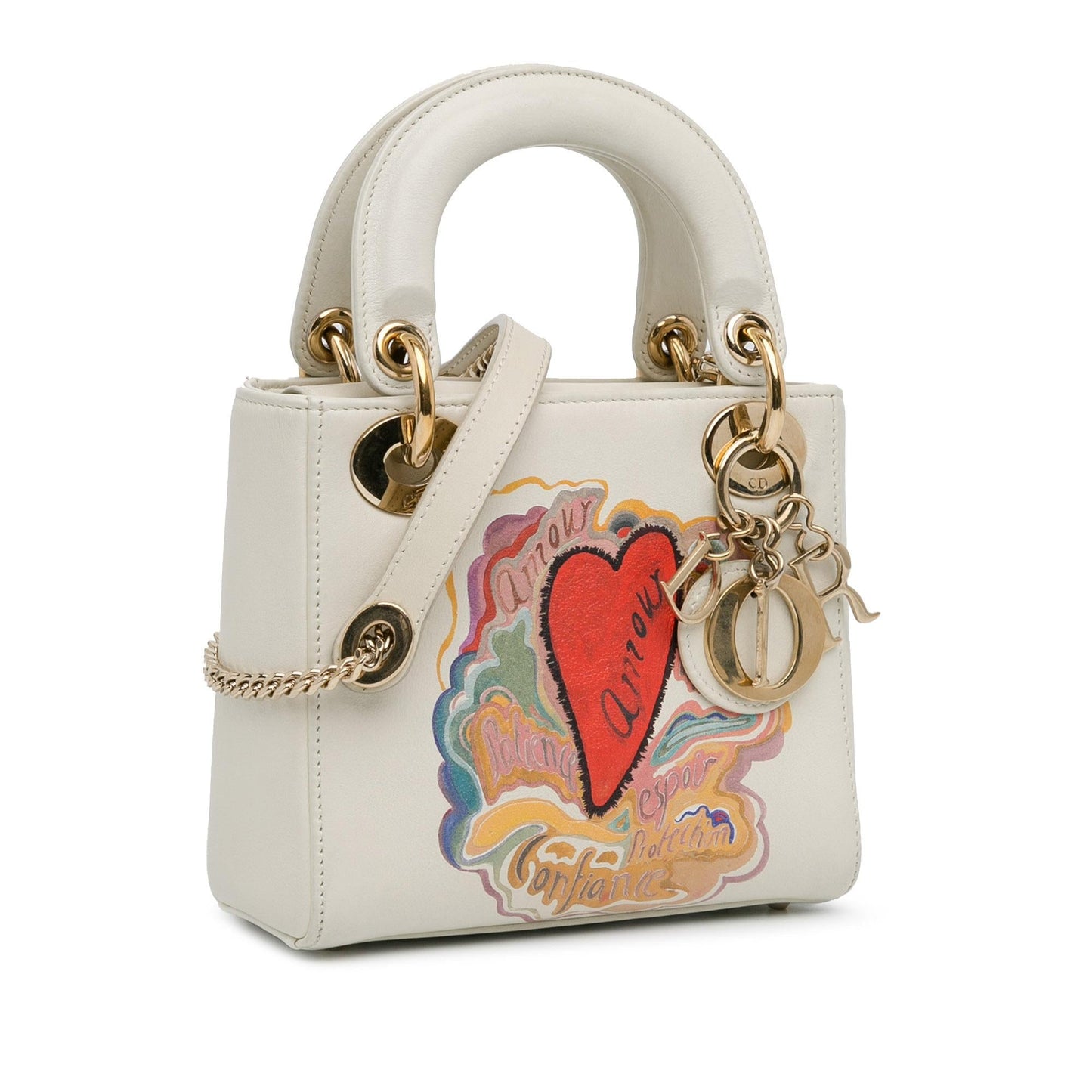 Dior Niki De Saint Phalle Mini Calfskin Dioramour Lady Dior