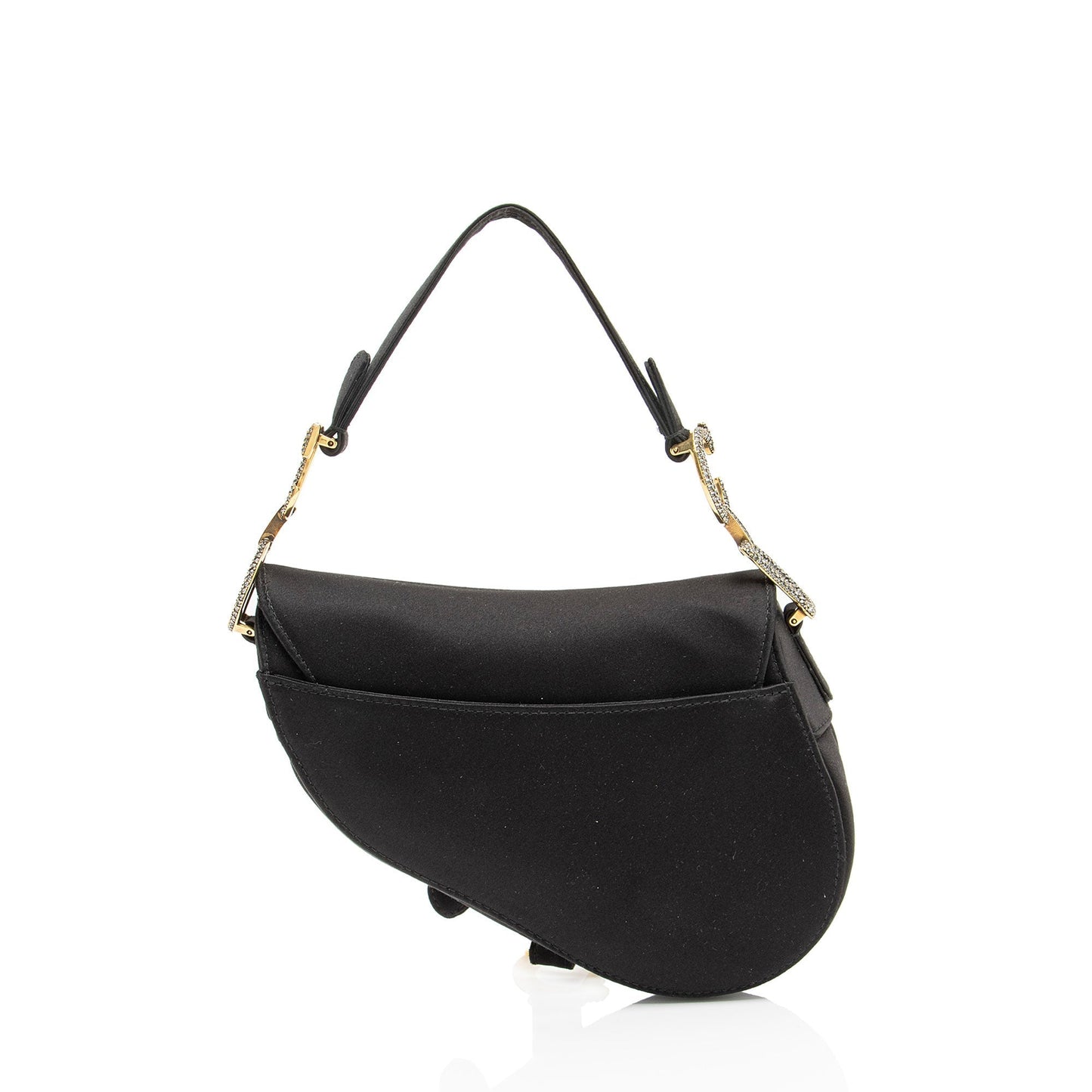 Dior Satin Crystal Saddle Mini Bag