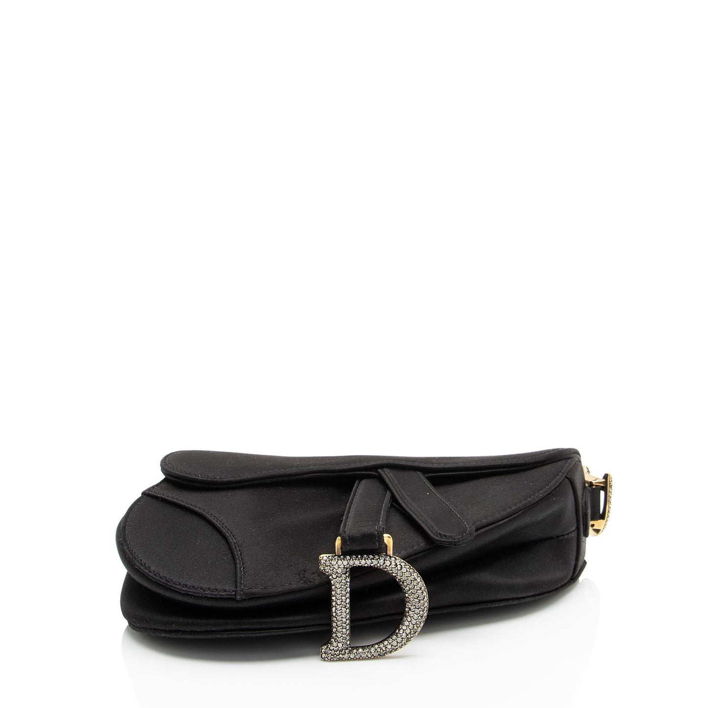 Dior Satin Crystal Saddle Mini Bag