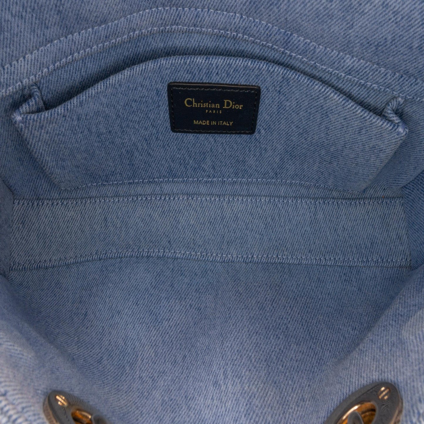 Dior Small Denim Macrocannage Lady D Joy
