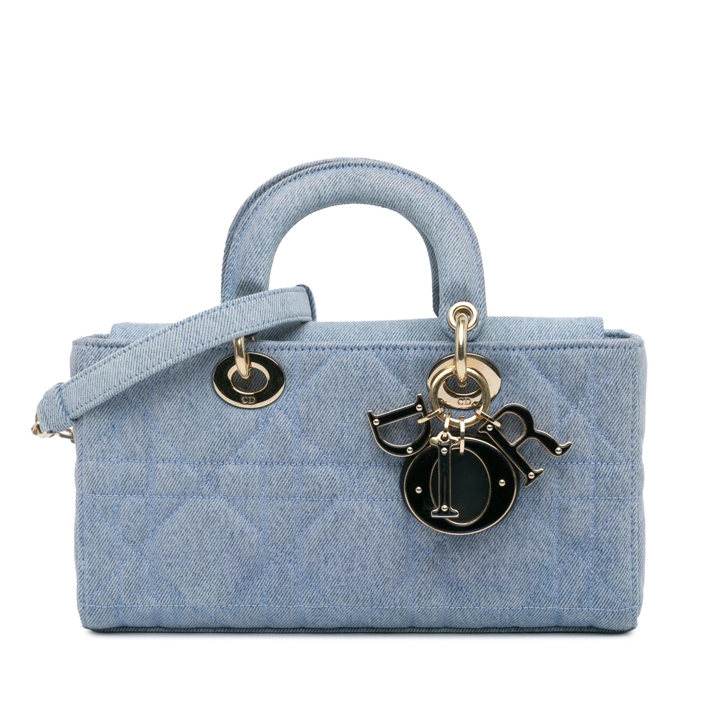 Dior Small Denim Macrocannage Lady D Joy