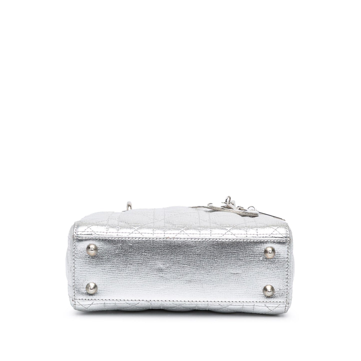 Dior Small Metallic Grained Calfskin Cannage My ABCDior Lady Dior