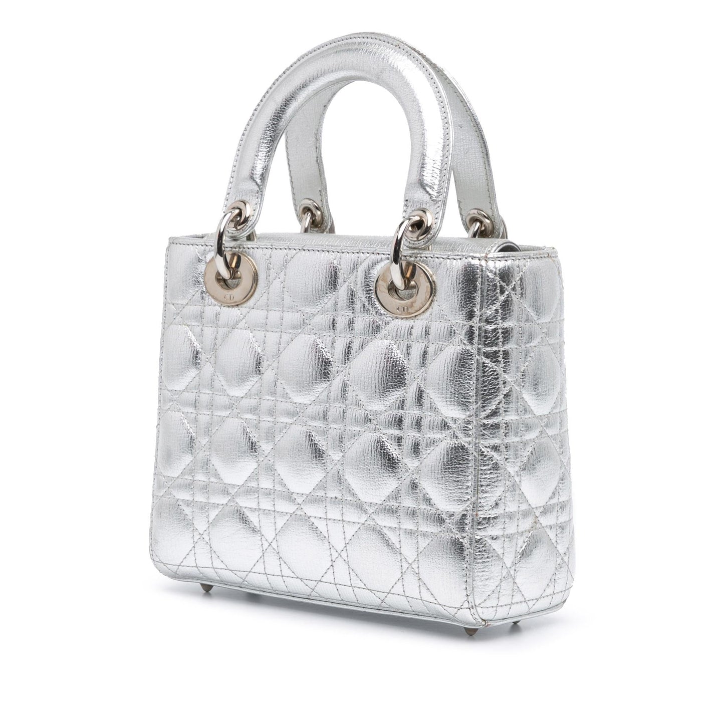 Dior Small Metallic Grained Calfskin Cannage My ABCDior Lady Dior
