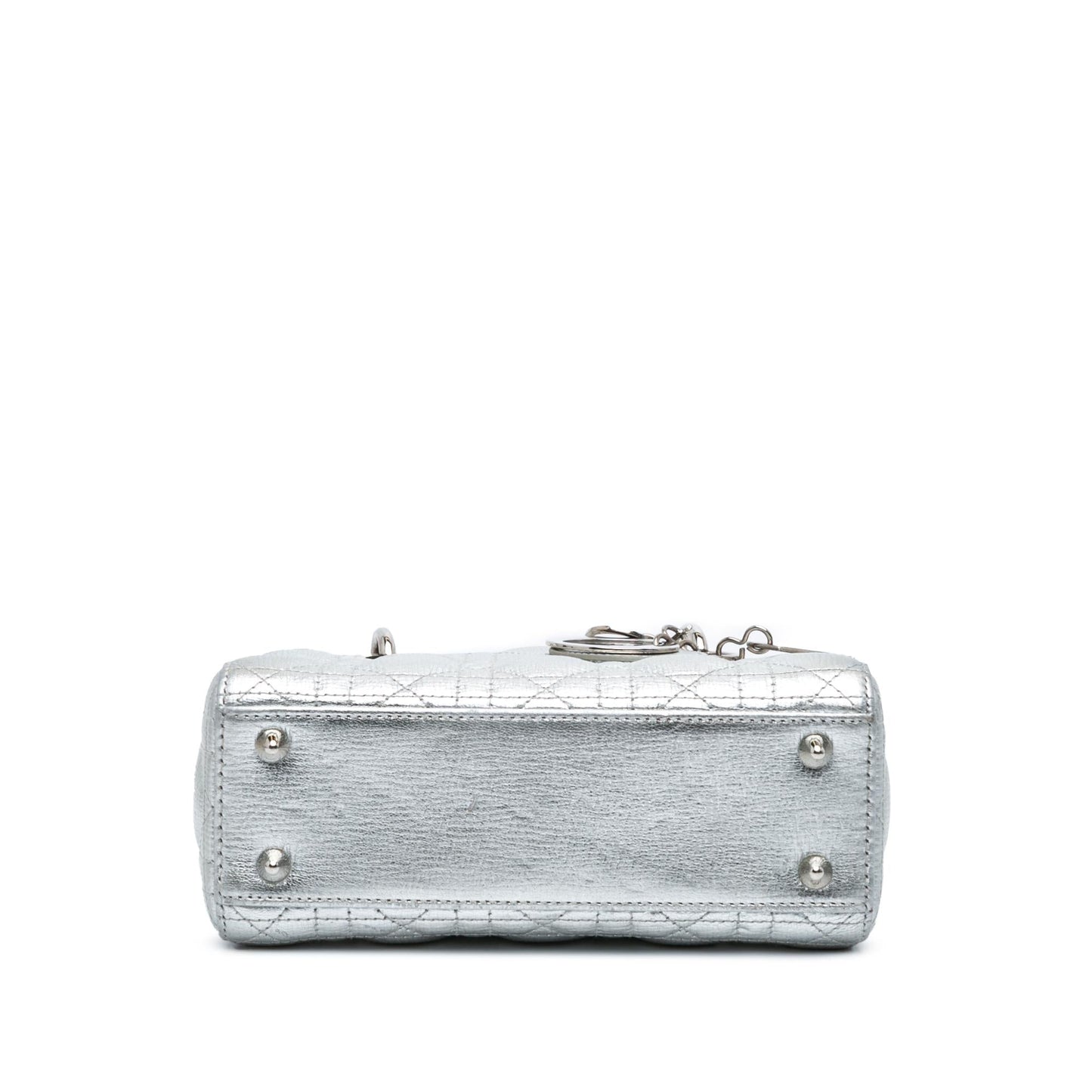 Dior Small Metallic Grained Calfskin Cannage My ABCDior Lady Dior