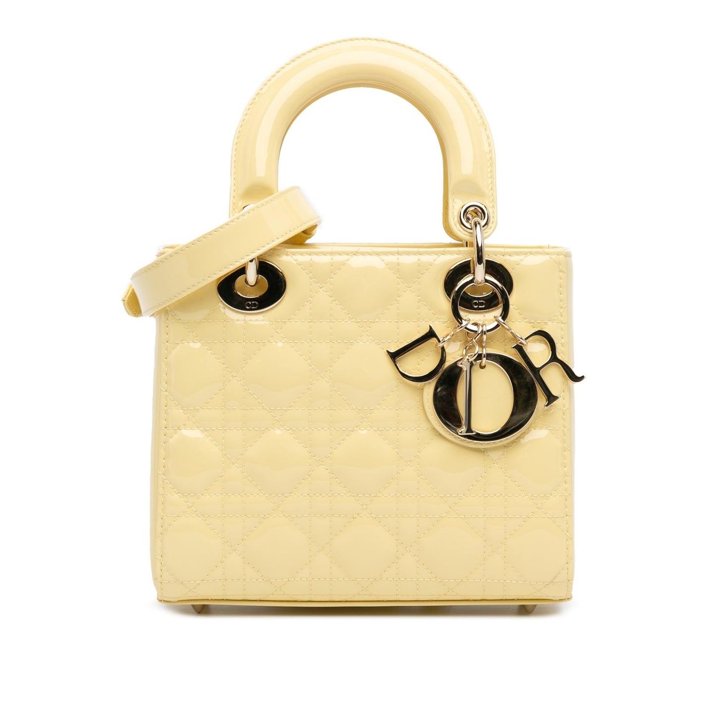 Dior Small Patent Cannage Lady Dior