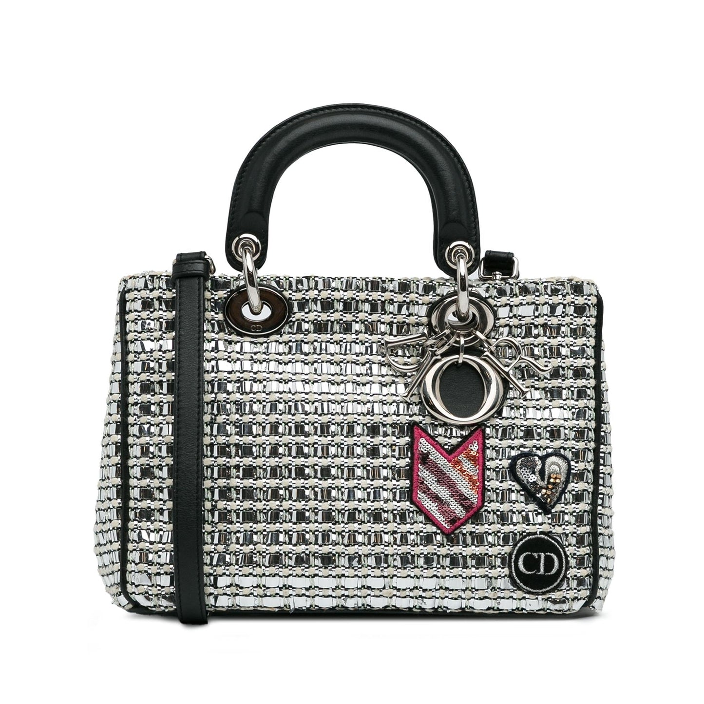 Dior Small Tweed Patch Diorissimo Tote