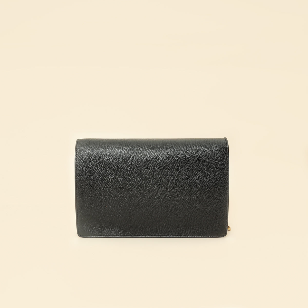 Christian Dior Black Saddle Wallet On Chain Bag