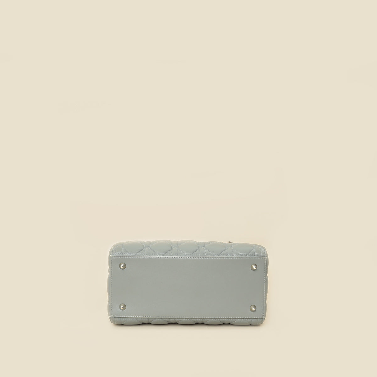 Christian Dior Gray Lady Dior Medium Bag
