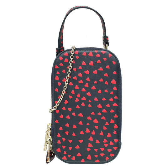 Christian Dior Bicolor I Love Paris Phone Holder Bag