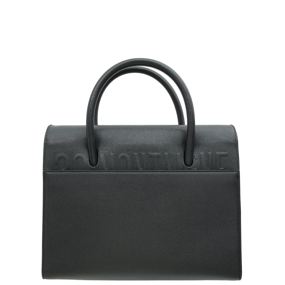 Christian Dior Black St. Honore Top Handle Tote Large Bag