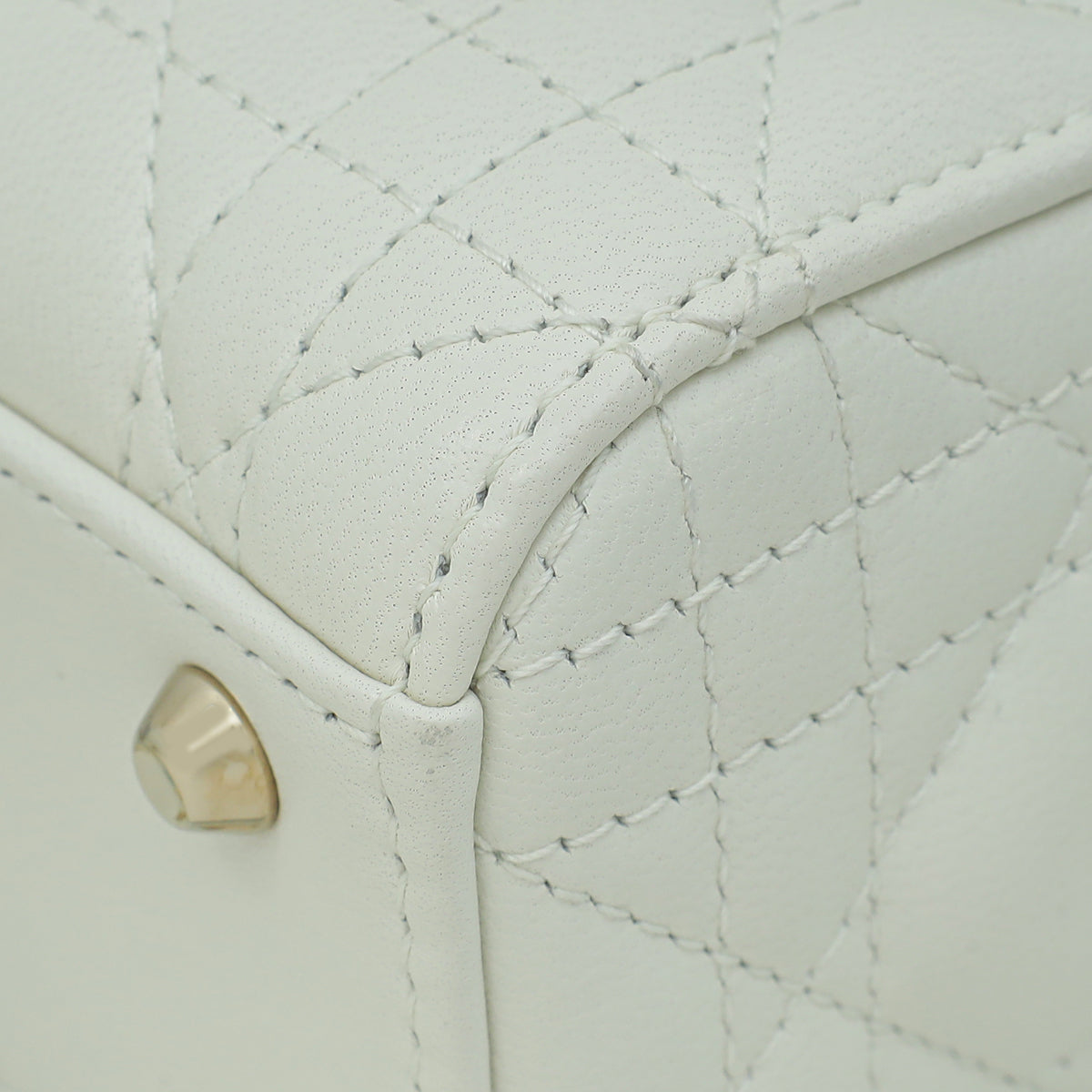 Christian Dior Bicolor Chain Mini Lady Dior Bag