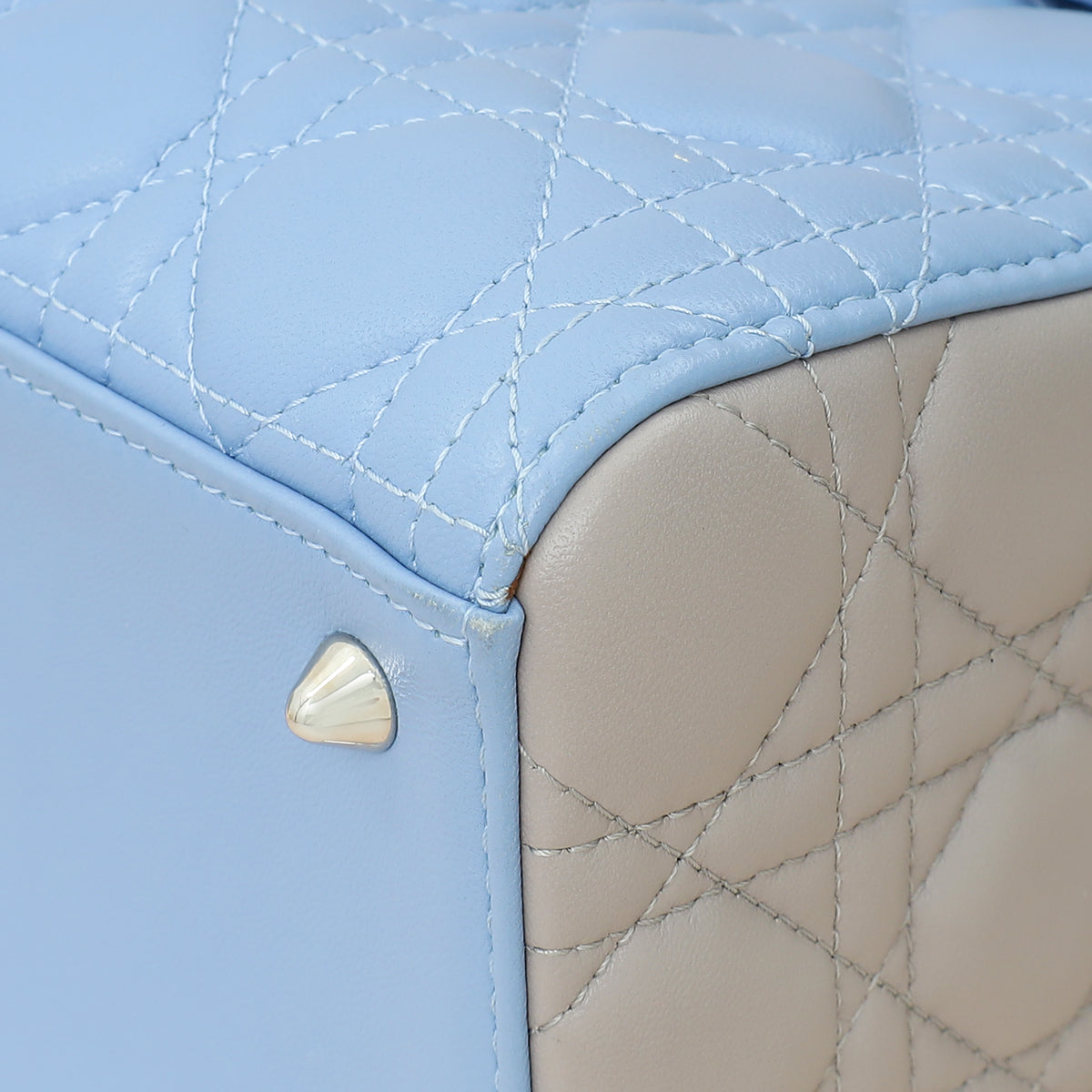 Christian Dior Bicolor Lady Dior Medium Bag