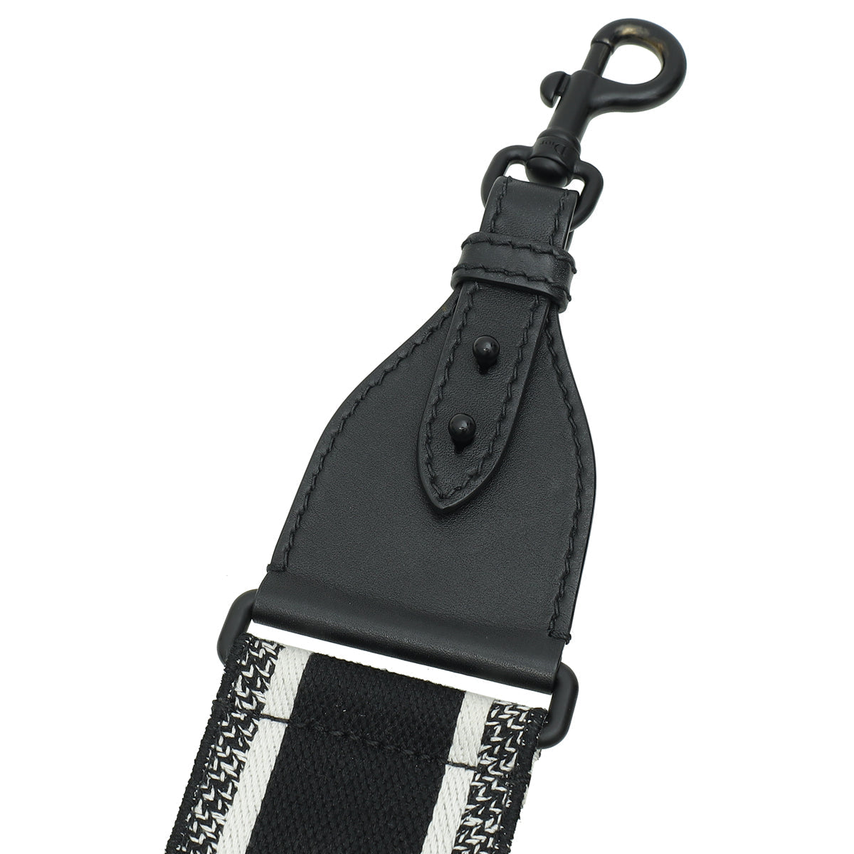 Christian Dior Bicolor Christian Dior Paris Embroidery Shoulder Strap