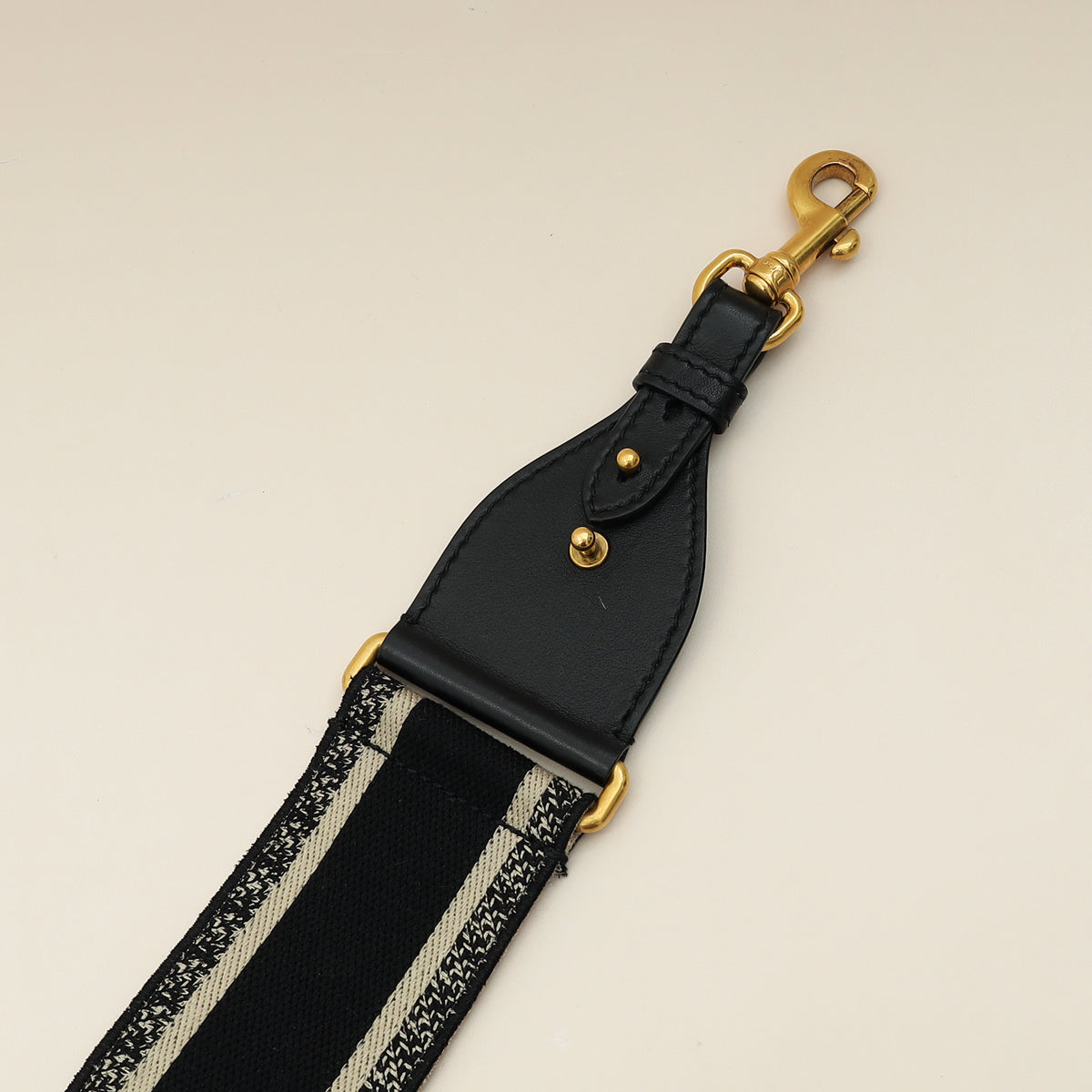Christian Dior Paris Embroidery Shoulder Strap
