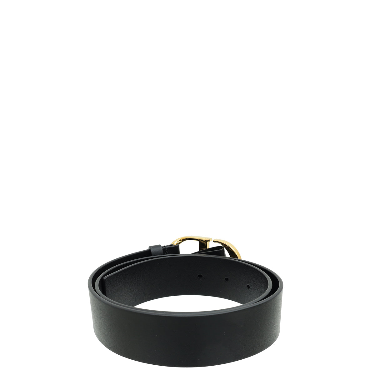 Christian Dior Black 30 Montaigne 35mm Belt