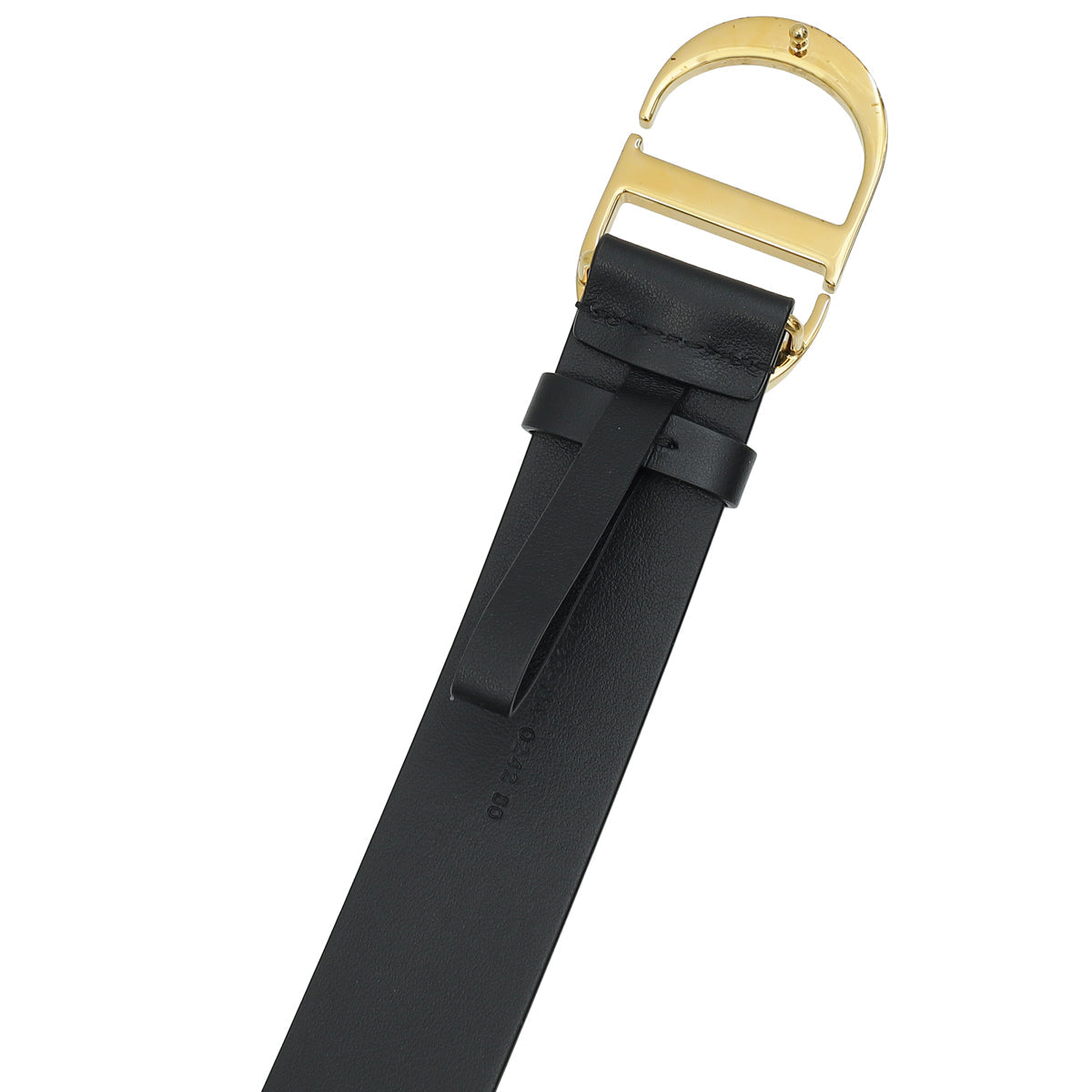 Christian Dior Black 30 Montaigne 35mm Belt