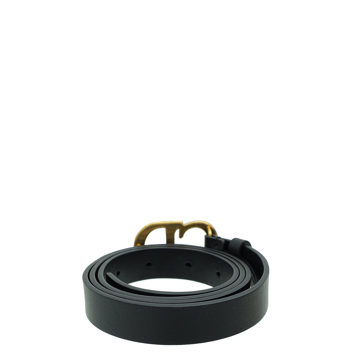 Christian Dior Black Saddle 20mm Belt