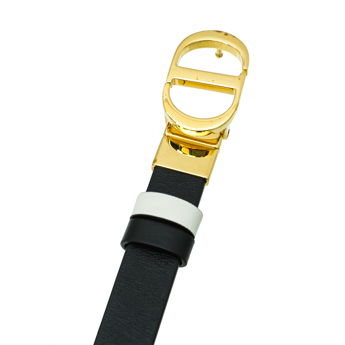 Christian Dior Bicolor 30 Montaigne Reversible Belt