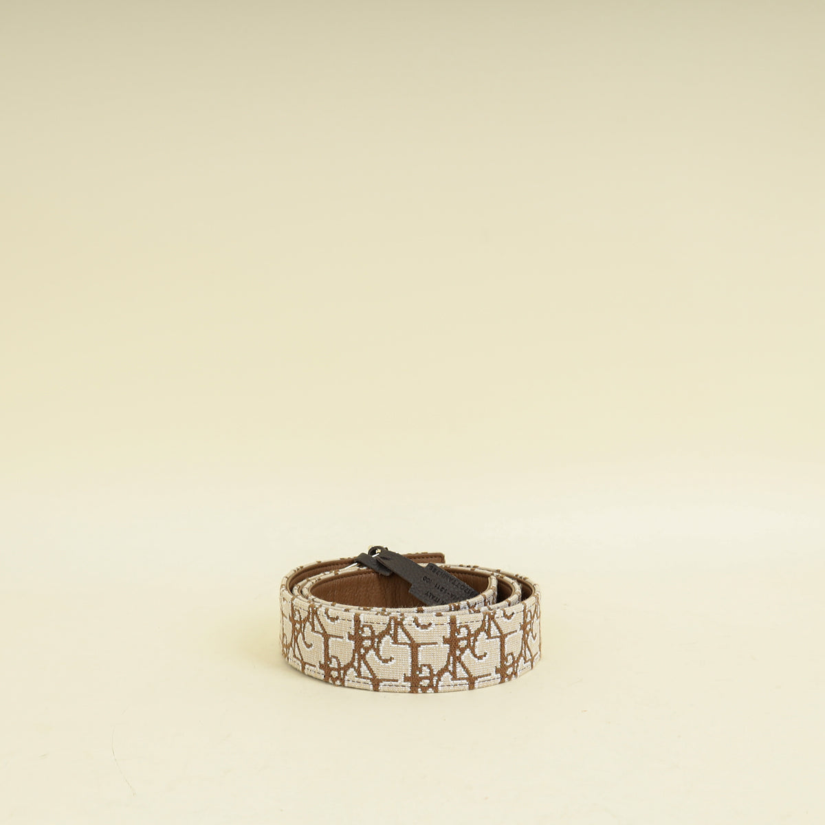 Christian Dior Bicolor x Cactus Jack Oblique Logo Belt