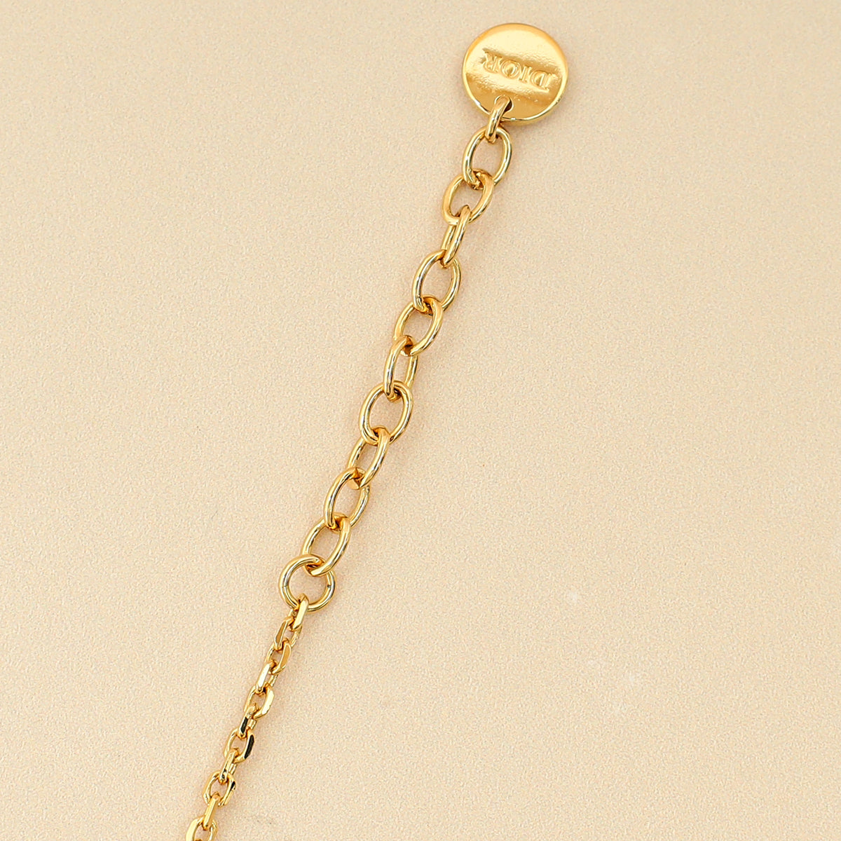 Christian Dior Gold Finish CD & Star Clair D Lune Set  Bracelet