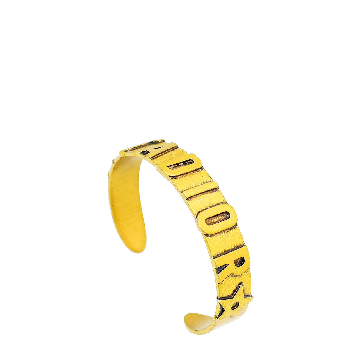 Christian Dior   Gold Finish J'Adior Cuff Bracelet