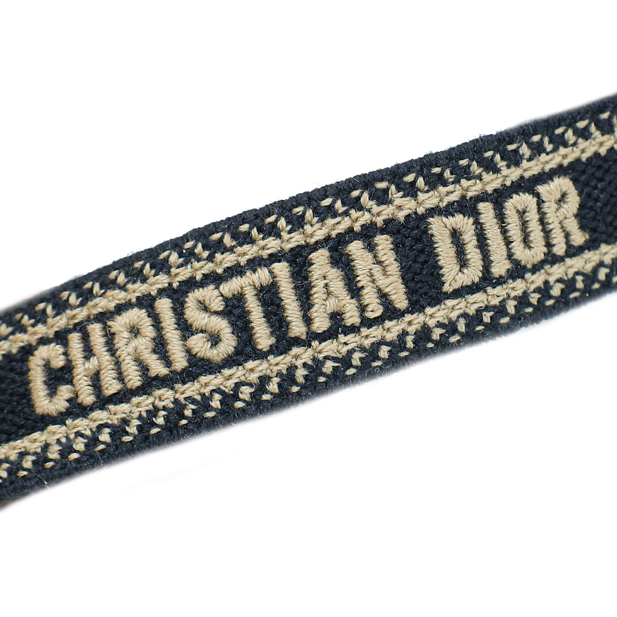 Christian Dior Navy Blue Oblique J'Adior Bracelet Set (2 Pcs)
