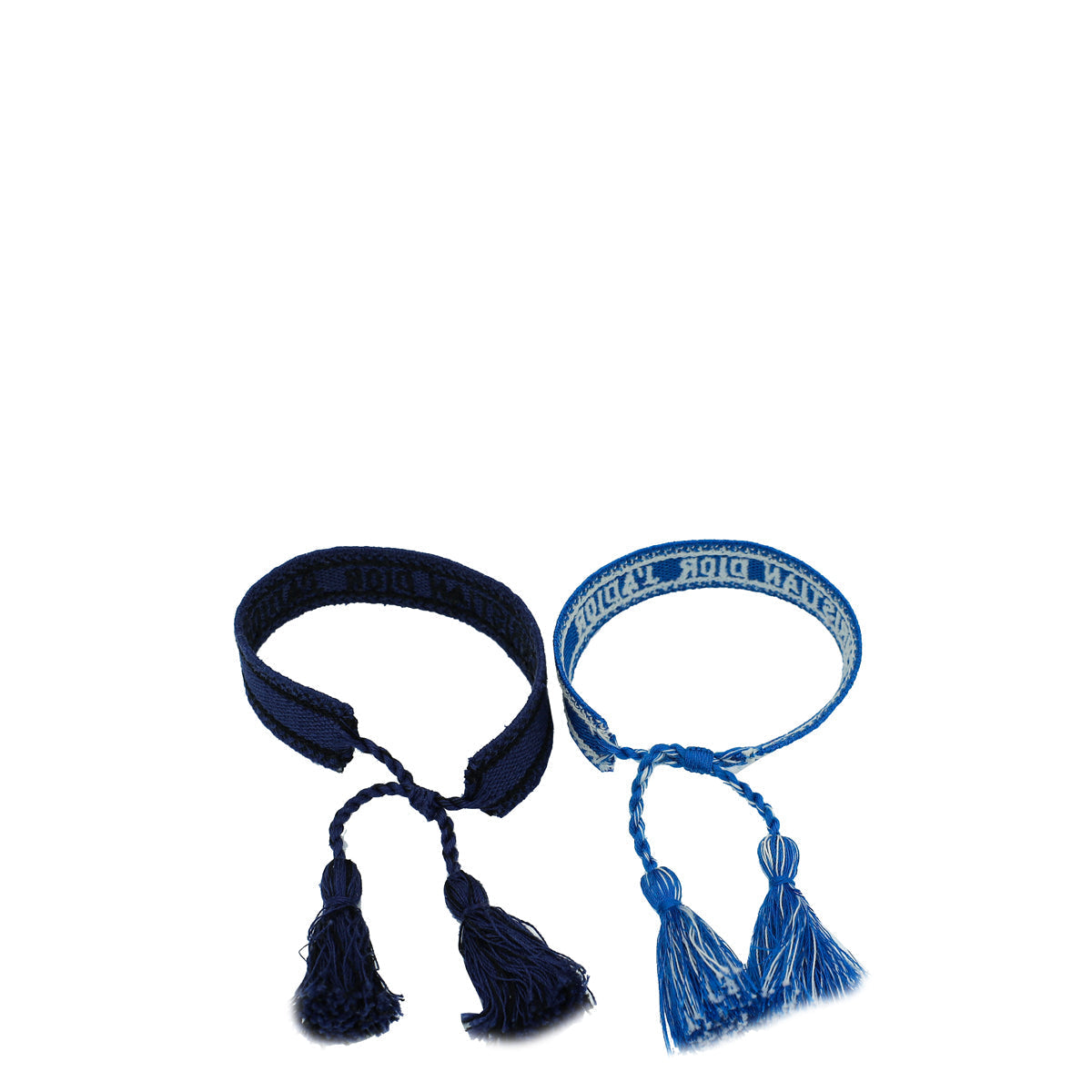 Christian Dior Bicolor J'Adior Cotton Bracelet Set