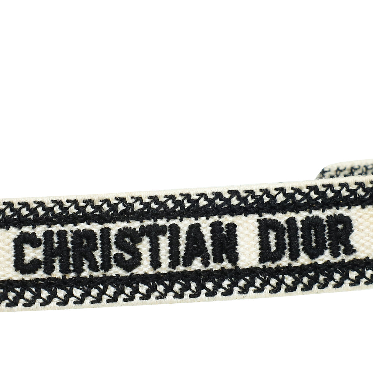 Christian Dior Bicolor J'adior Embroidered Bracelet Set