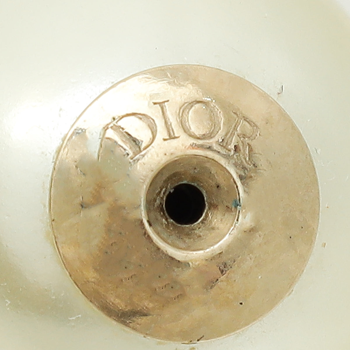 Christian Dior White Tribales Earrings