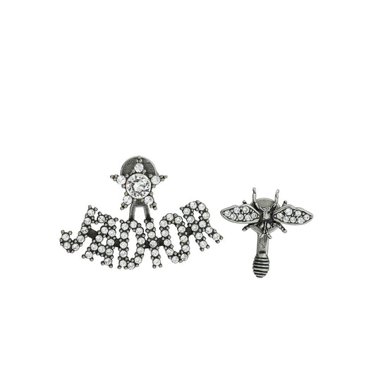 Christian Dior Antique Silver J'Adior Bee Earring