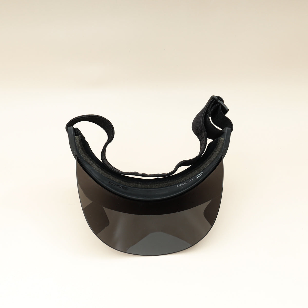 Christian Dior Black DiorClub V1U Visor