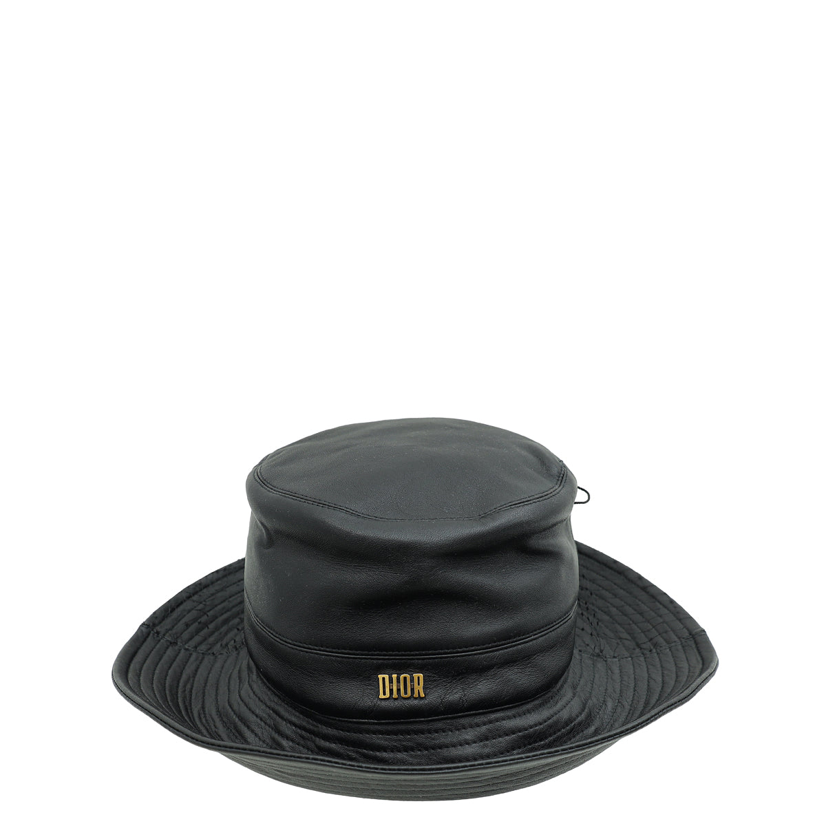 Christian Dior Black Teddy-D Bob Bucket Hat W/ Veil